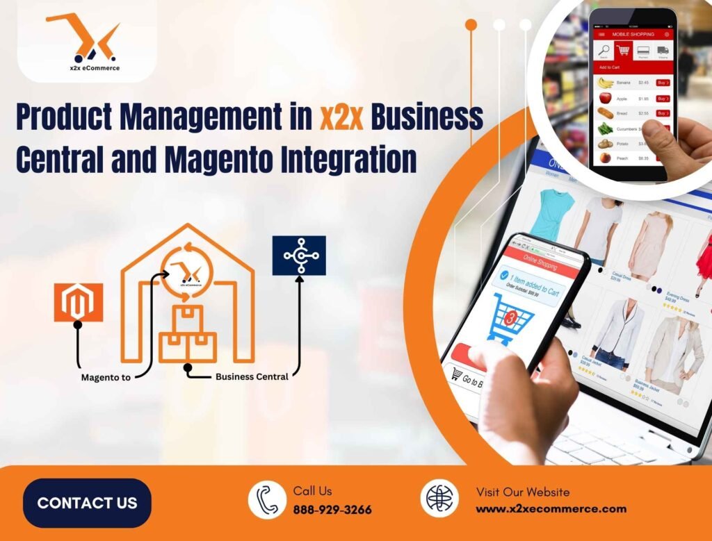 Product Management in x2x Business Central and Magento Integration