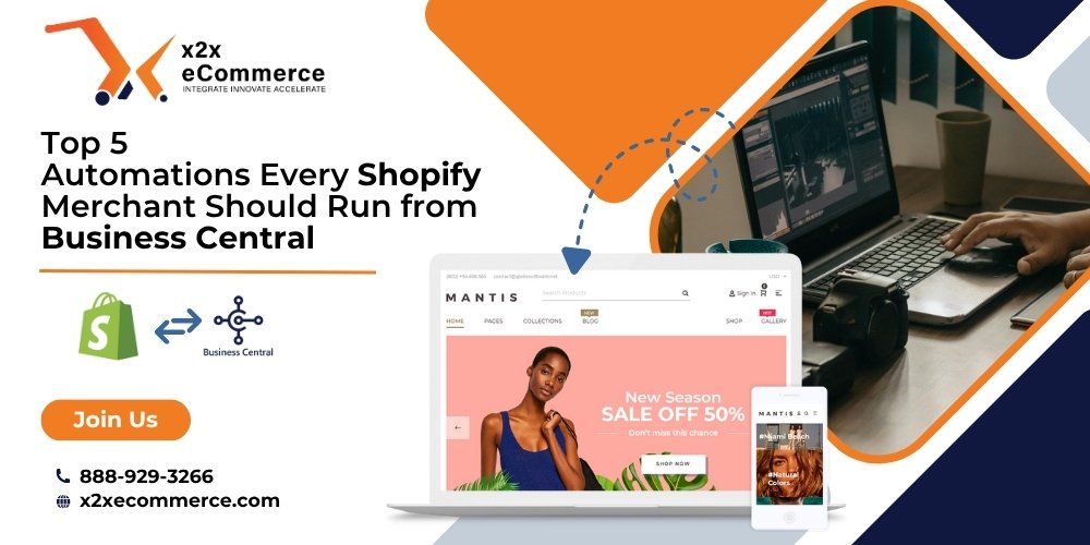 Top 5 Automations Every Shopify Merchant Should Run from Business Central 