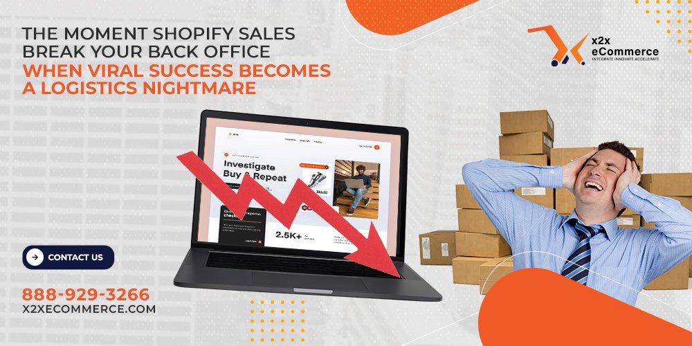 The Moment Shopify Sales Break Your Back Office: When Viral Success Becomes a Logistics Nightmare 